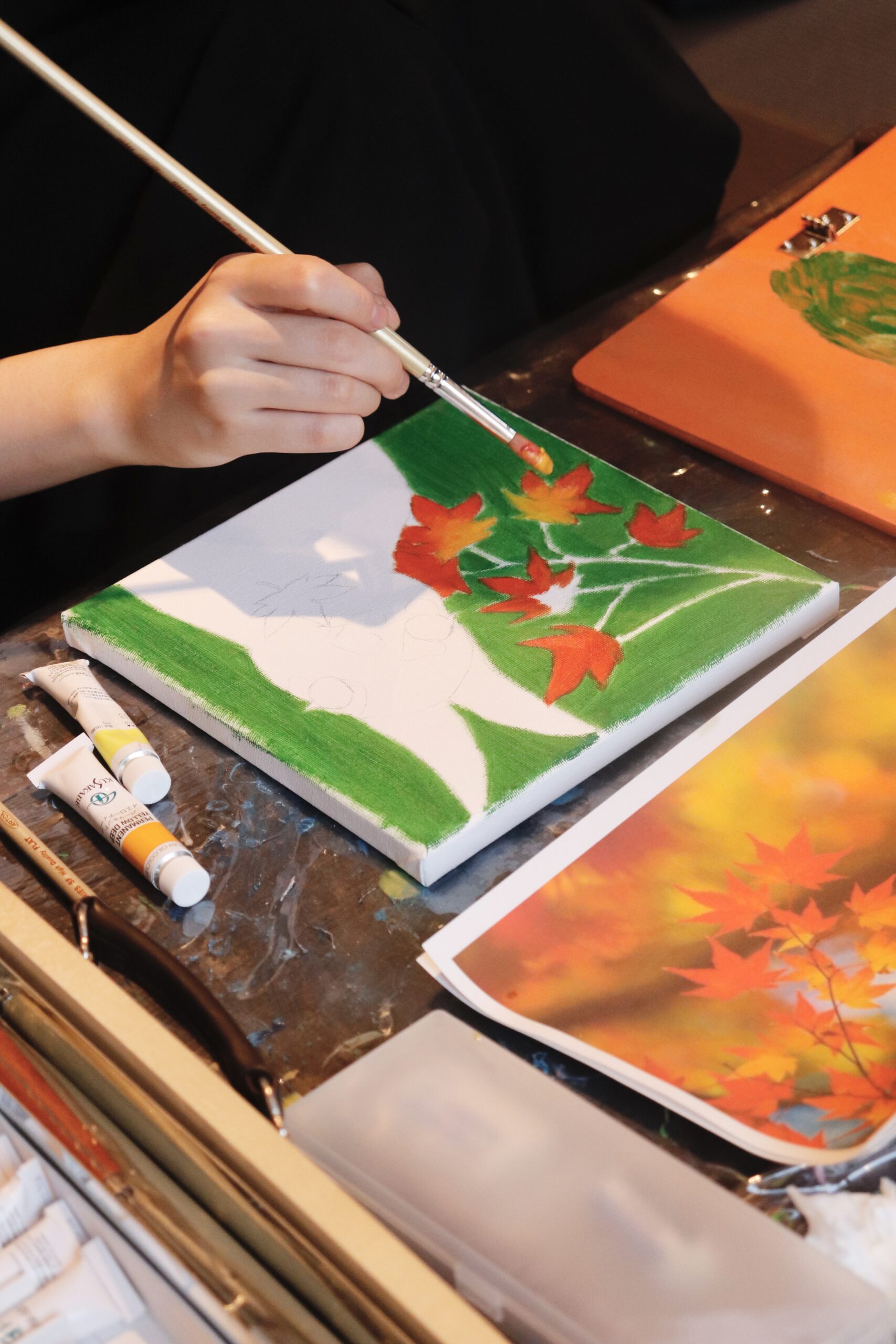 油絵レッスンのポイント2